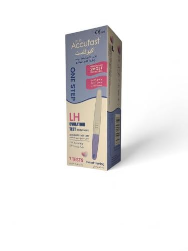 اكيوفاست إختبار الإباضة المنزلي ميدستريم 7 اختبارا...