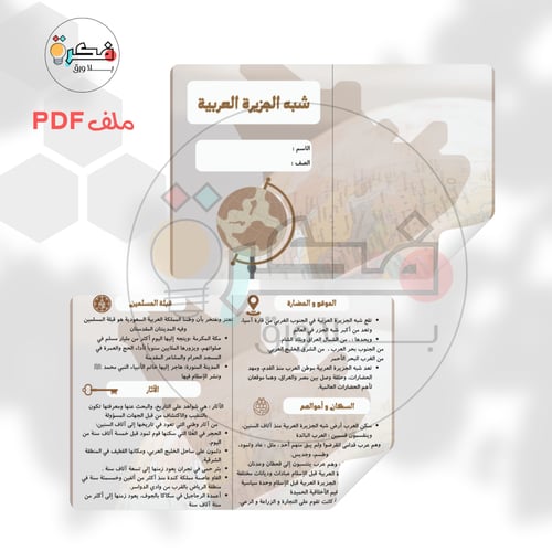 جميع مطويات الدراسات الاجتماعية