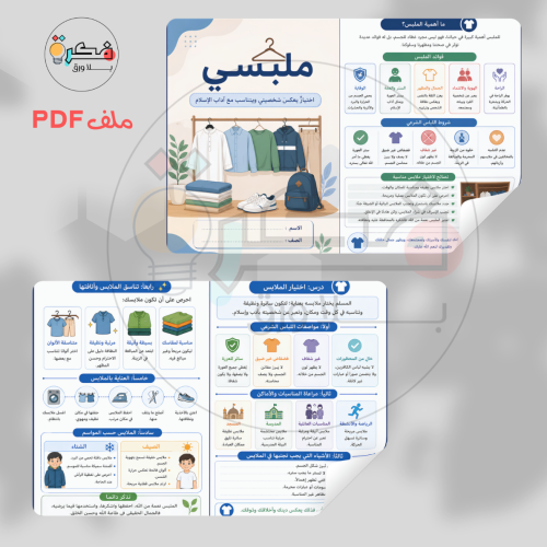 مطوية اختيار الملابس