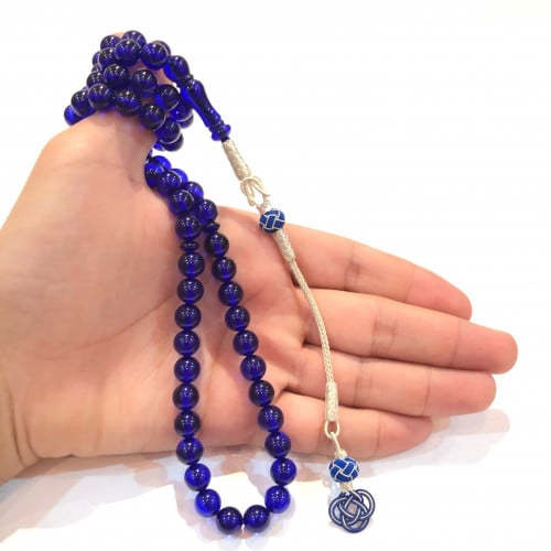 بكلايت مع طربزونة فضة عدد الخرز 67 قياس الخرز 8 مل