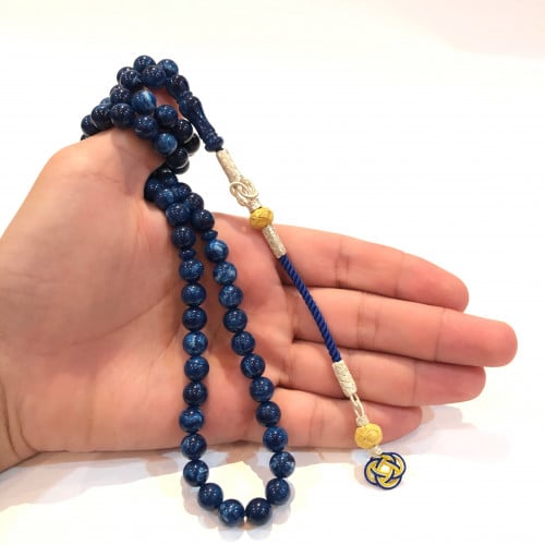 بكلايت مع طربزونة فضة عدد الخرز 67 مقاس الخرز 8 مل