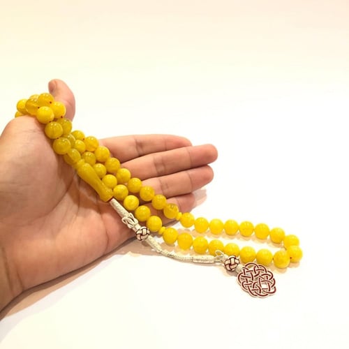 بكلايت مع طربزونة فضة عدد الخرز 51 مقاس الخرز 10 م...