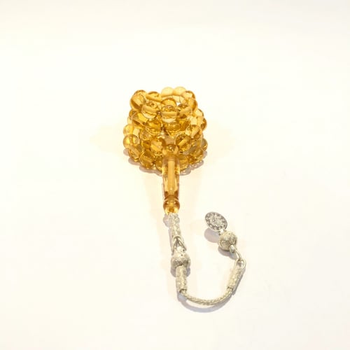 بكلايت مع طربزونة فضة عدد الخرز 51 مقاس الخرز 10 م...