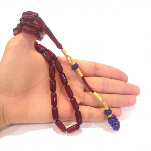 بكلايت مع طربزونة فضة عدد الخرز 33 مقاس الخرز 7 /1...