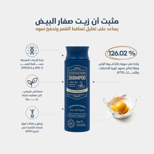 شامبو ( إي أو ) الكوري المضاد لتساقط الشعر للرجال...