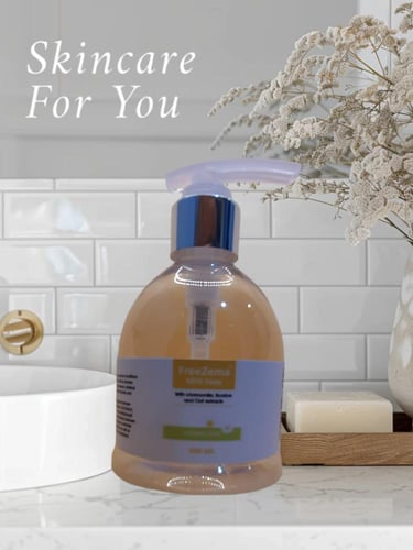 صابون وشامبو طبيعي معتدل بالعرقسوس للبشرة الحساسة