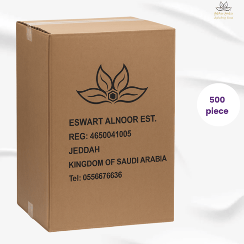 منشفة منعشة برائحةاللافندر - اسود مزخرف .