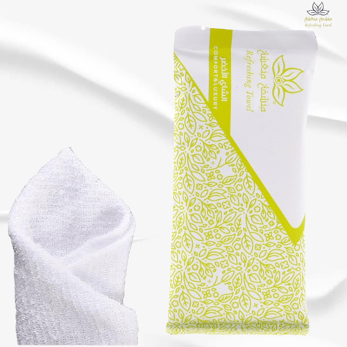 منشفة منعشة برائحة الشاي الاخضر - اخضر