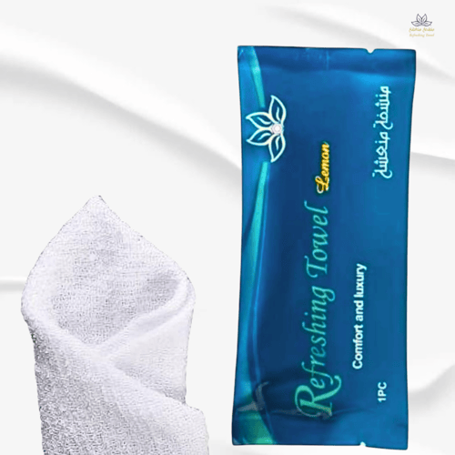 منشفة منعشة برائحةالليمون -ازرق