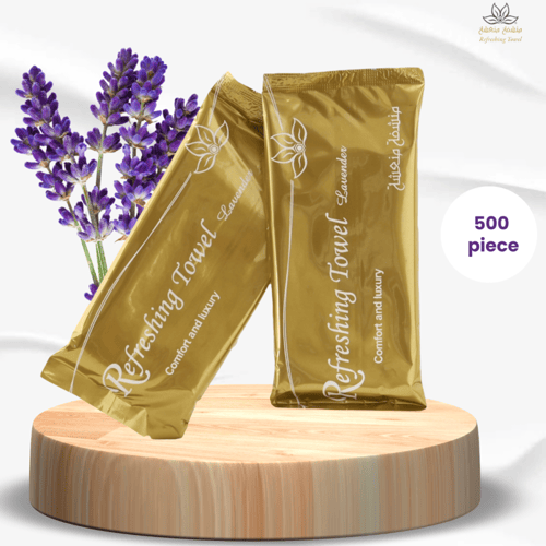 منشفة منعشة برائحةاللافندر -ذهبي