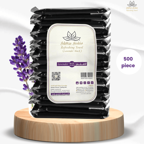 منشفة منعشة برائحةاللافندر - اسود كلاسيكي