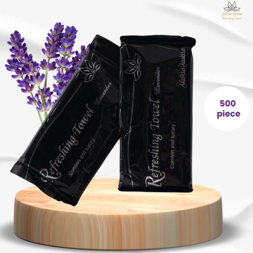 منشفة منعشة برائحةاللافندر - اسود كلاسيكي