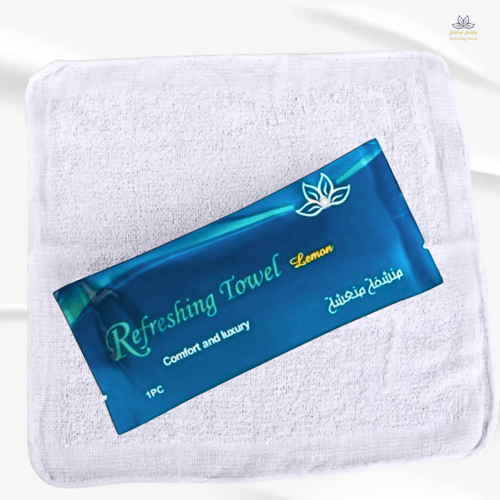 منشفة منعشة برائحةالليمون -ازرق