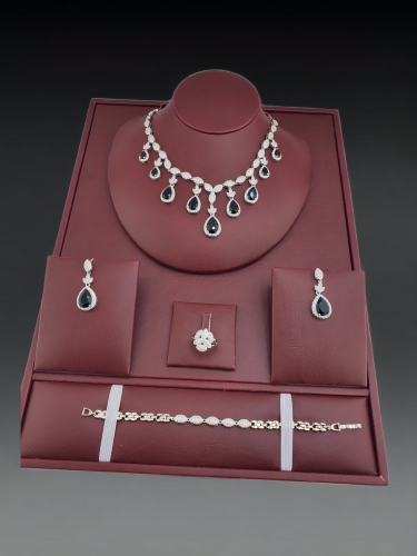 طقم فاخر زركون بديل الالماس