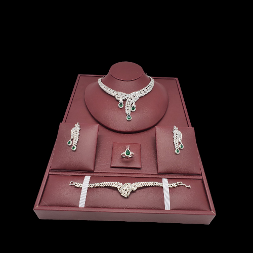 طقم فاخر زركون بديل الالماس