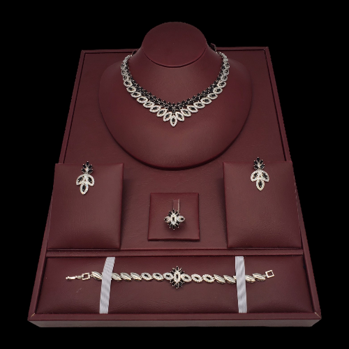 طقم فاخر زركون بديل الالماس