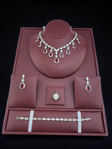 طقم فاخر زركون بديل الالماس