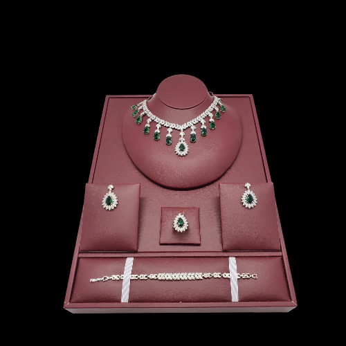 طقم فاخر زركون بديل الالماس