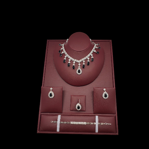 طقم فاخر زركون بديل الالماس