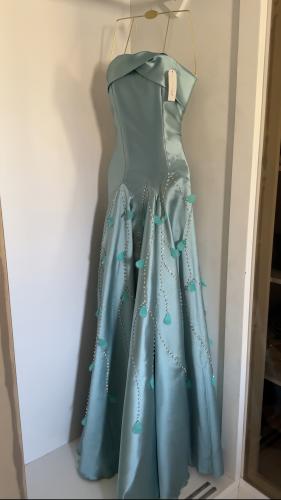 فستان ندى تركواز