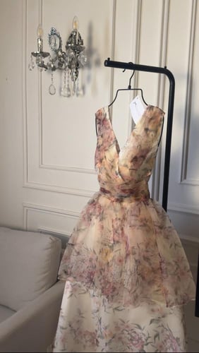 فستان شجون مشجر