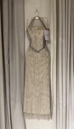 فستان لارا سهره تطريز كامل