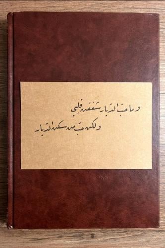 وما حب الديار - خط يد