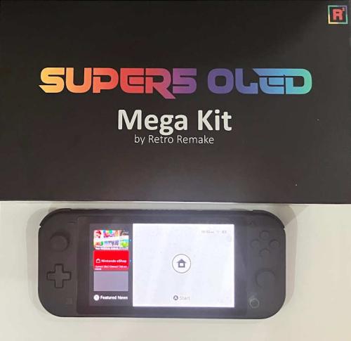 نينتندو سويتش لايت اسود مطفي شاشة اوليد (SUPER5 OL...