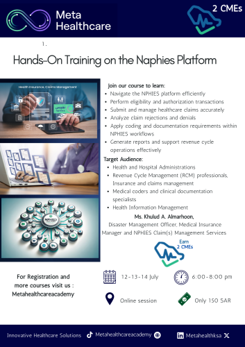 Hands-On Training on the Naphies Platform
