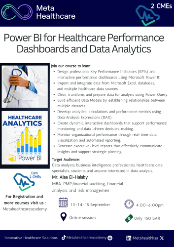 Power BI for Healthcare Performance Dashboards and...