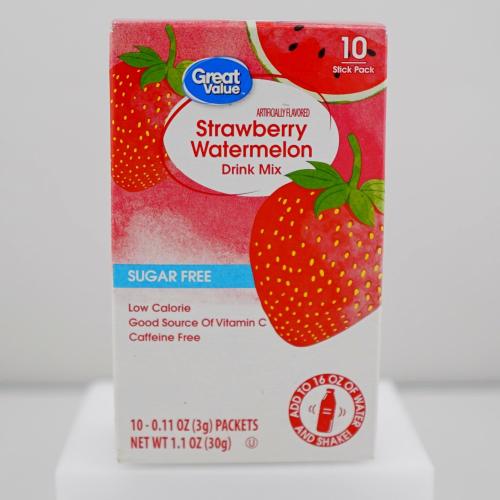 مشروب الفراولة والبطيخ 10 ظروف (Great Value)