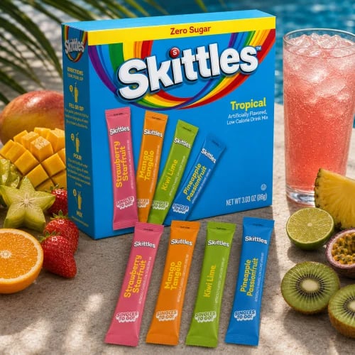 مشروب السكيتلز الاستوائي 10 ظروف (Skittles)