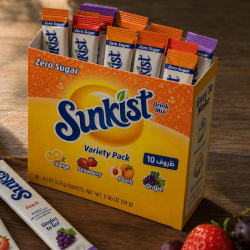 مشروب السانكست 10 ظروف (Sunkist)