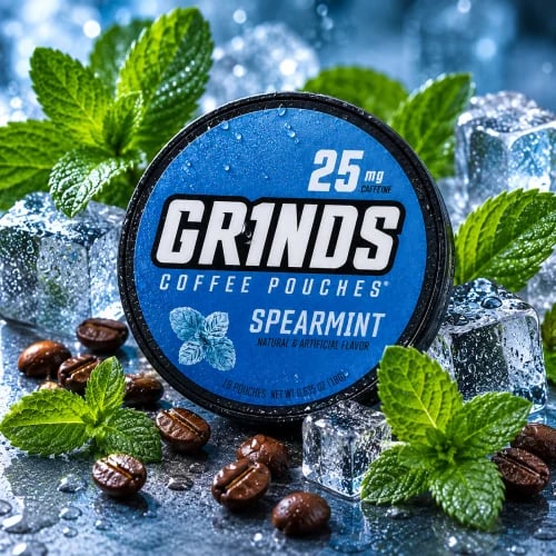 قهوة الاستخدام المباشر بنكهة النعناع (Grinds)