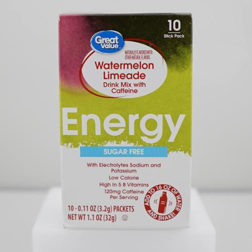 مشروب الطاقة البطيخ بالليمون الأخضر 10 ظروف (Great...