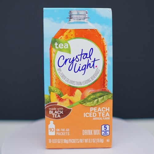 مشروب ايس تي خوخ 10 ظروف (Crytal Light)