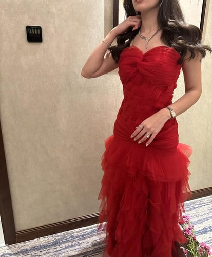 فستان سهره احمر