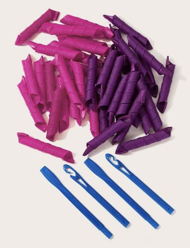 Curlformers لفافات لتمويج الشعر بدون حرارة 18 قطعه...