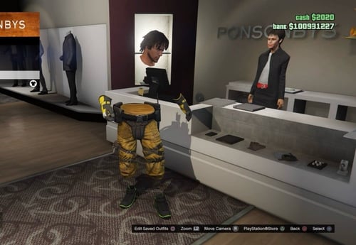 ملابس مهكره قراند 5 بنت ، رجال