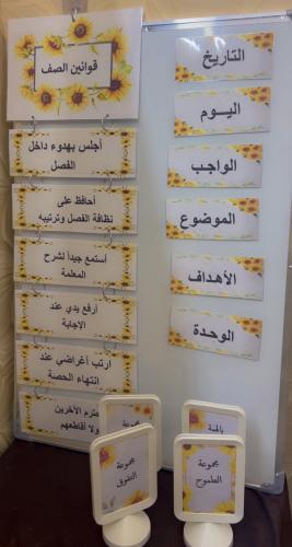 بكج بداية العام الدارسي (قوانين الصف + بطاقات السب...