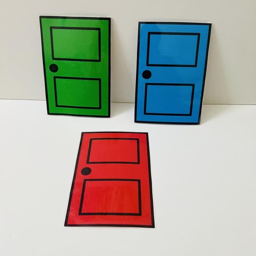 استراتيجية الأبواب -3 قطع مقاس A4