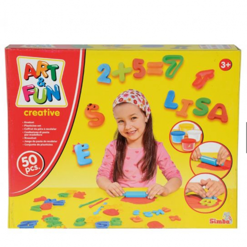 قوالب الحروف الانجليزية مع الصلصال