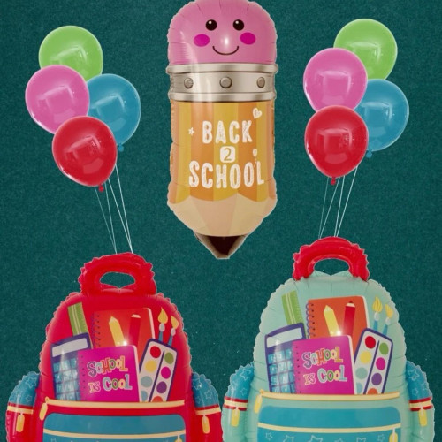 بالونات هيليوم العودة للمدرسة