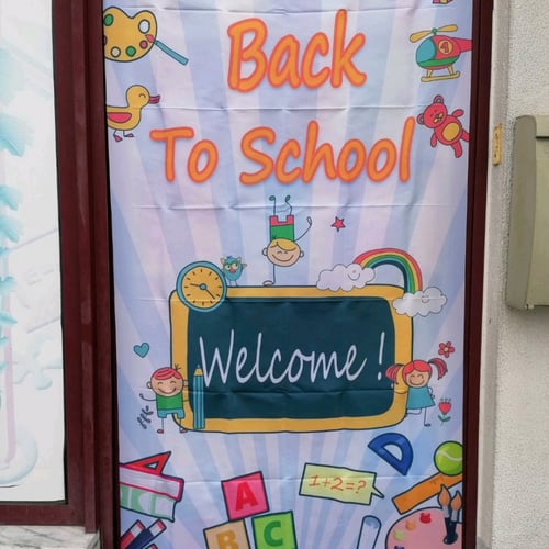 زينة قماشية العودة للمدرسة