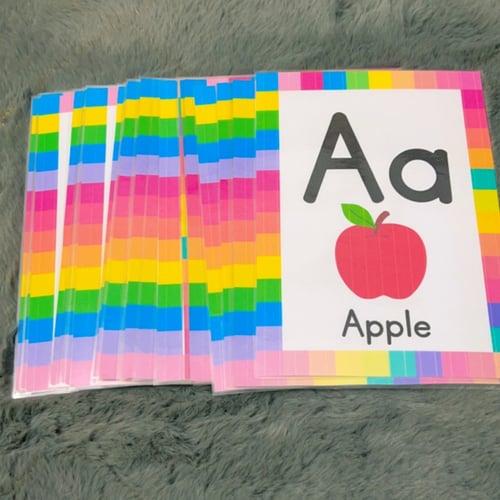 بطاقات الحروف الانجليزية -26بطاقة