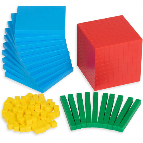 مجموعة مكعبات دينز للرياضيات121 قطعة