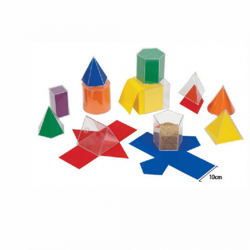 مجسمات الاشكال الثلاثية -10قطع