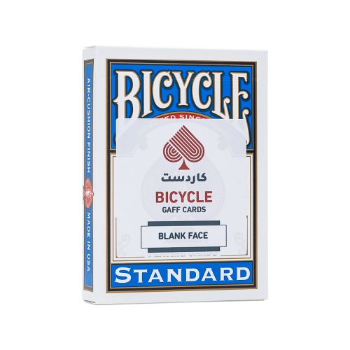 ورق لعب جاف بايسكل بوجه فارغ - ازرق