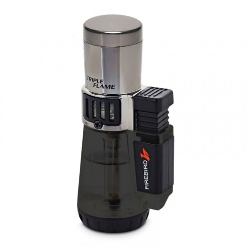 ولاعة فايربيرد افتربرنر شعلة نفاثة ثلاثية - اسود