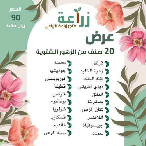 بذور تشكيلة من الزهور